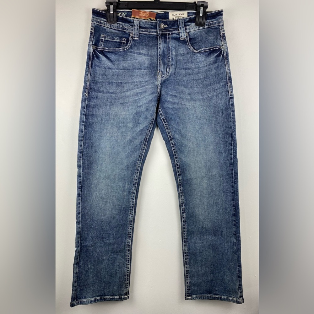 T.K. Axel size 32 x 32 Men’s Blue Slim Bootcut Jeans